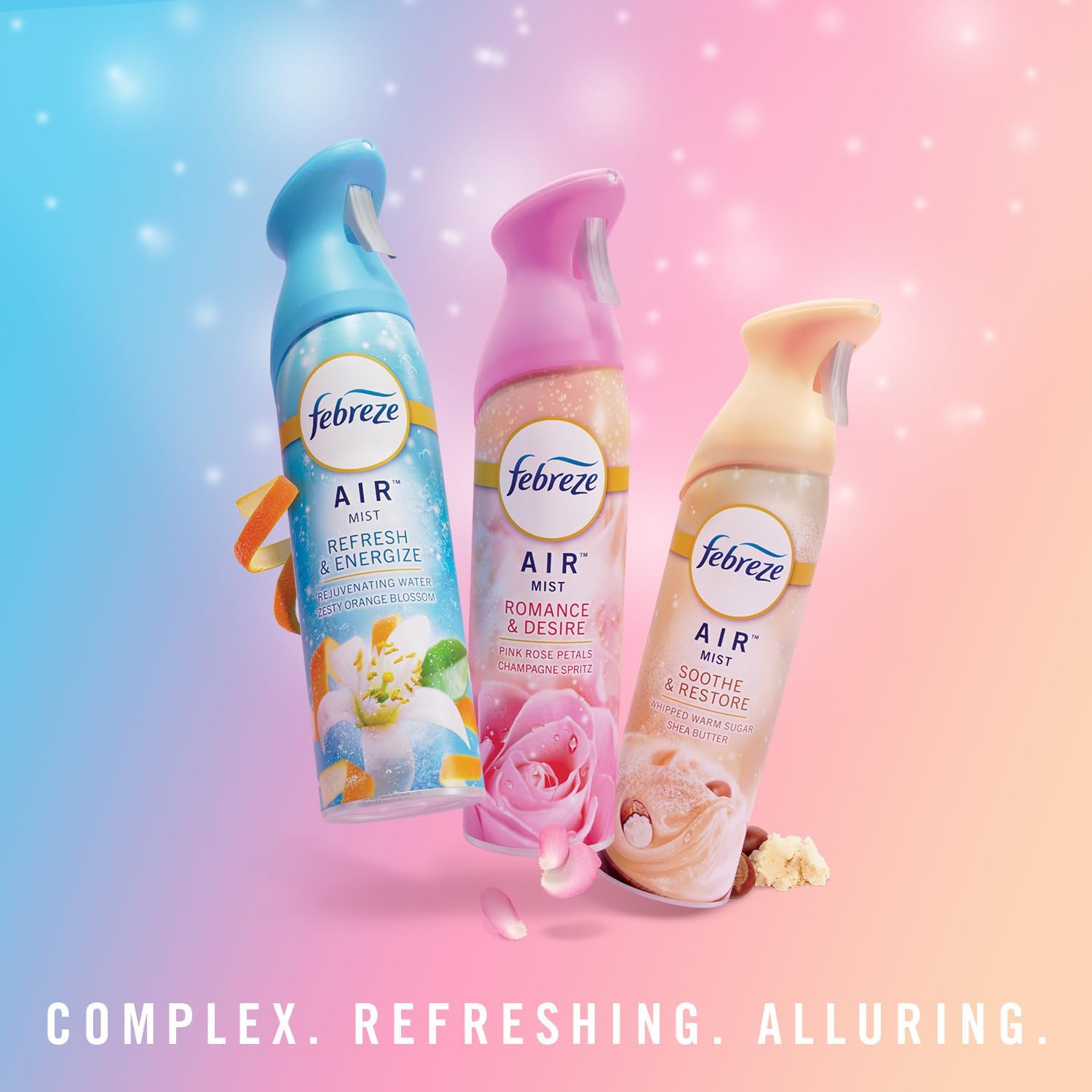 Febreze Air Mist Air Freshener Spray 3 Count 1