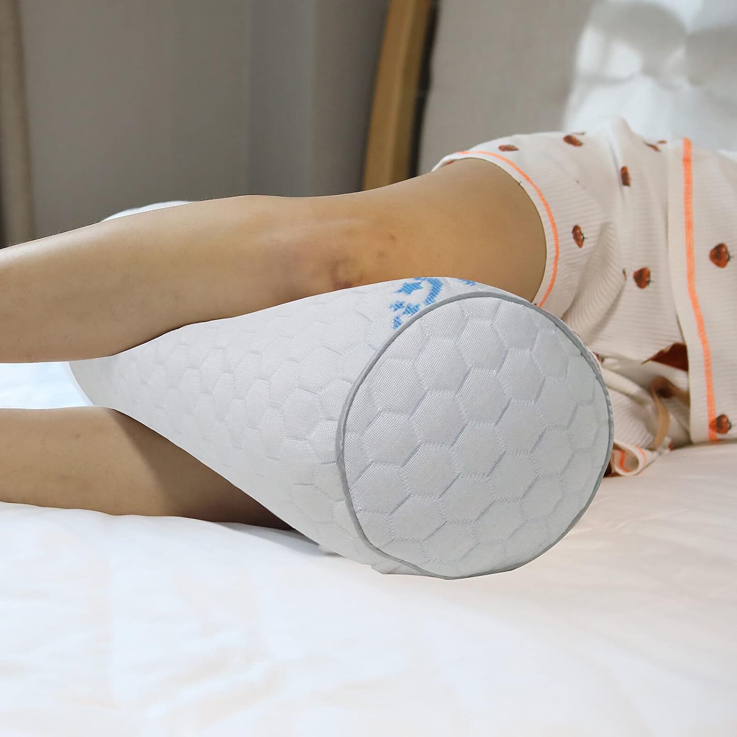 Kingnex Bolster Roll Pillow 20x8 for Back and Leg Support