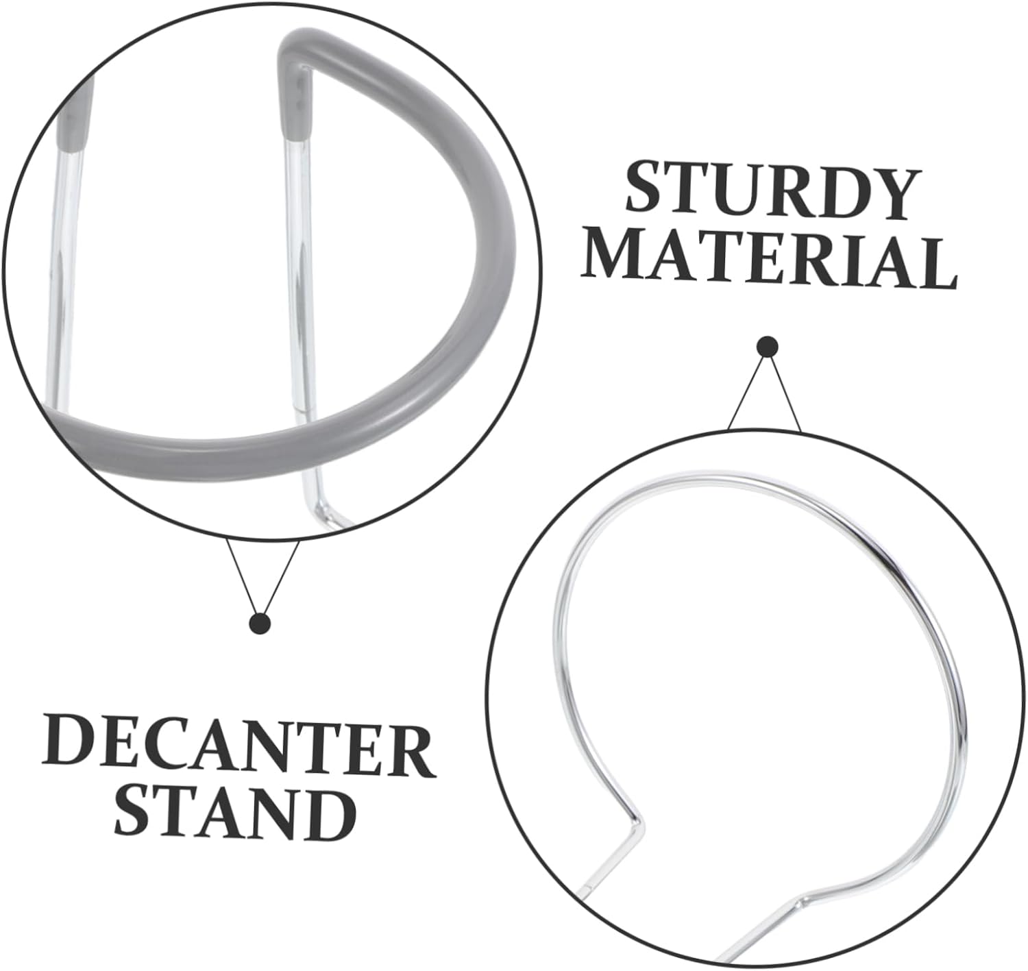 Mobestech Stainless Steel Decanter Rack Holder