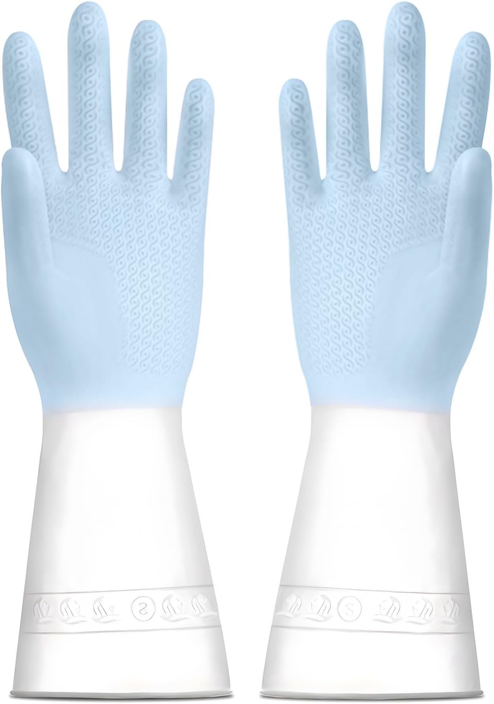 3 Pair Reusable Cleaning Gloves for Kitchen and Home Use
