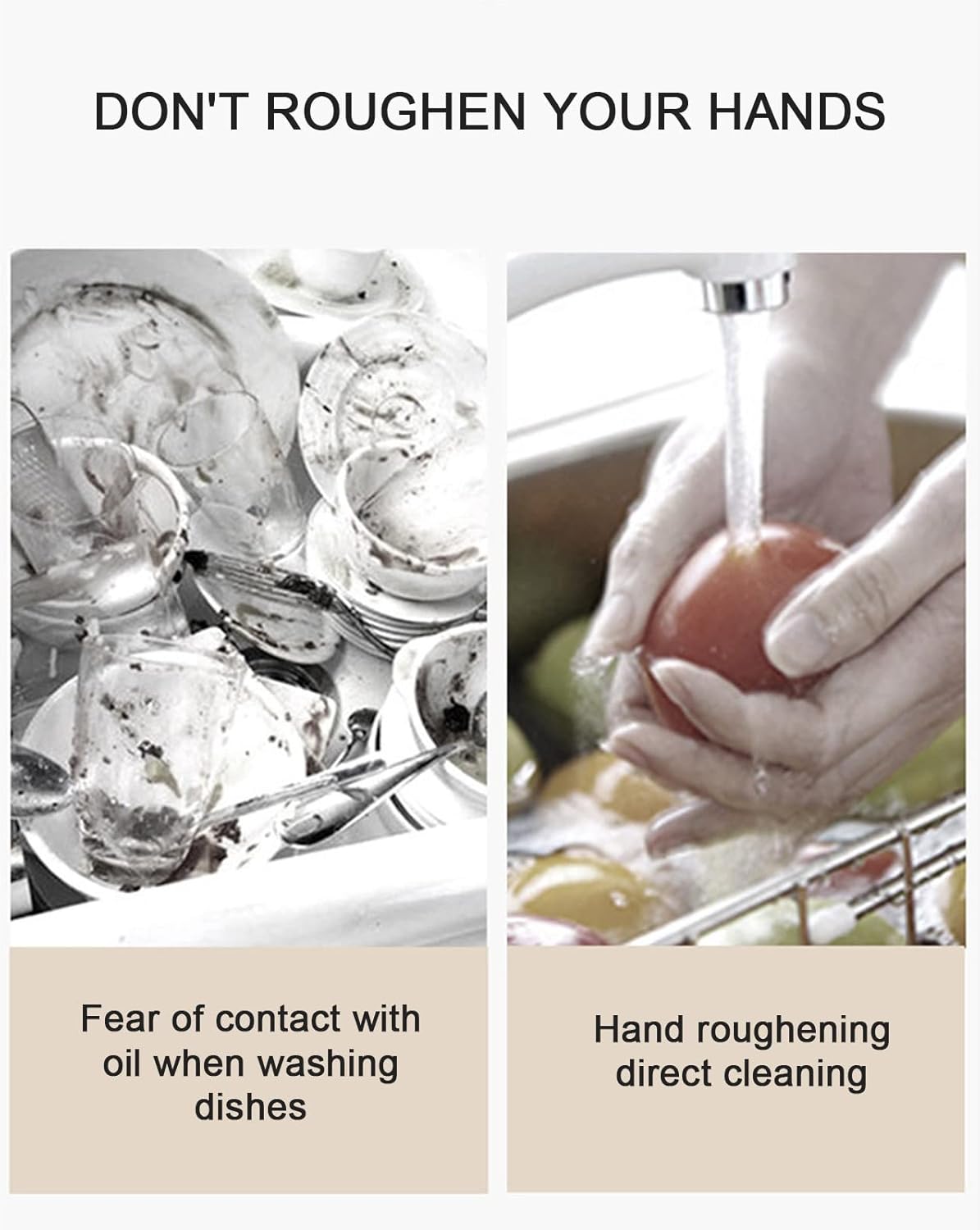 Durable Reusable Cleaning Gloves with Brush for Kitchen and Household Use