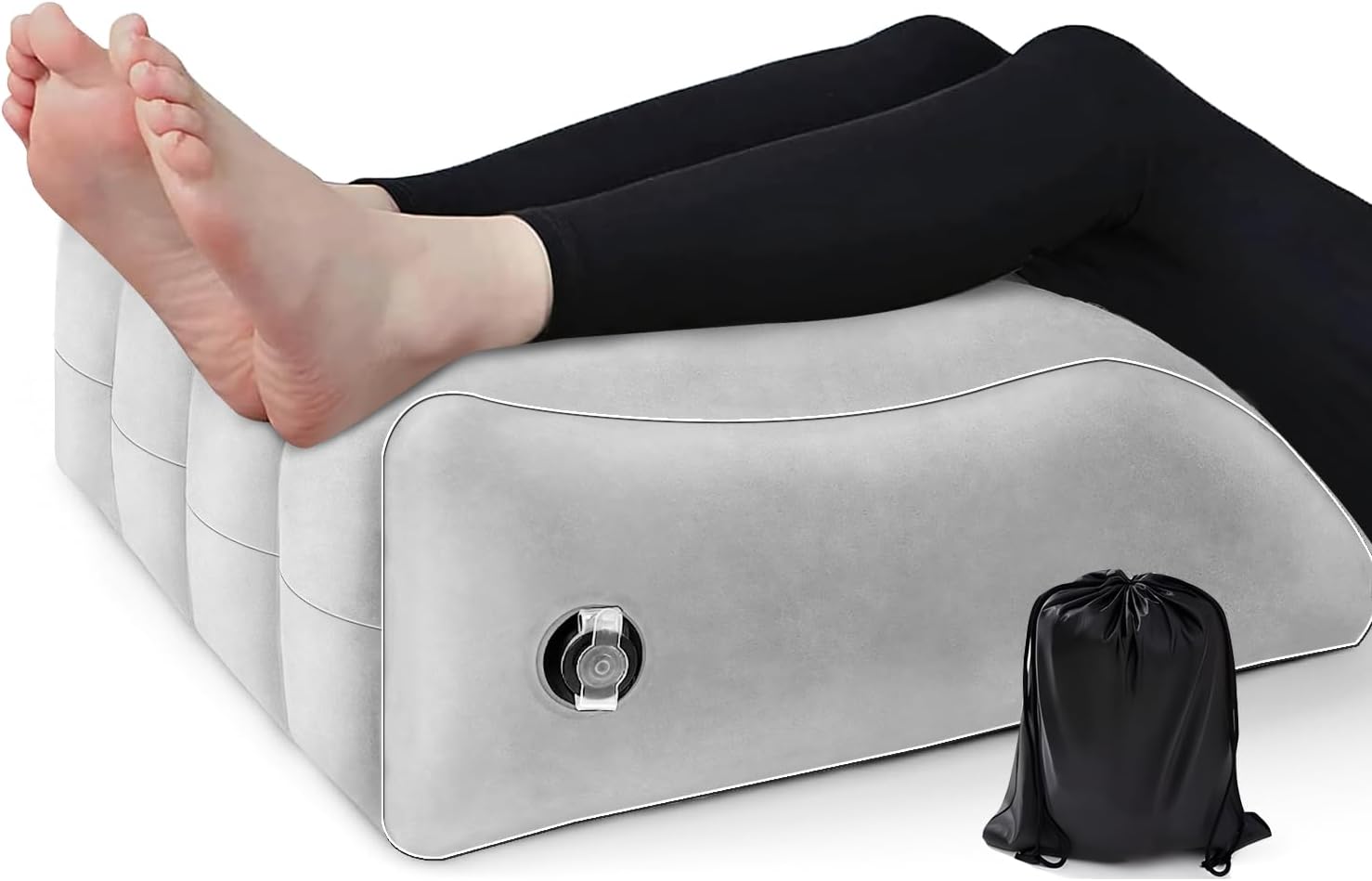 Prosixtoy Inflatable Leg Elevation Pillow - Portable Wedge for Sleep and Recovery