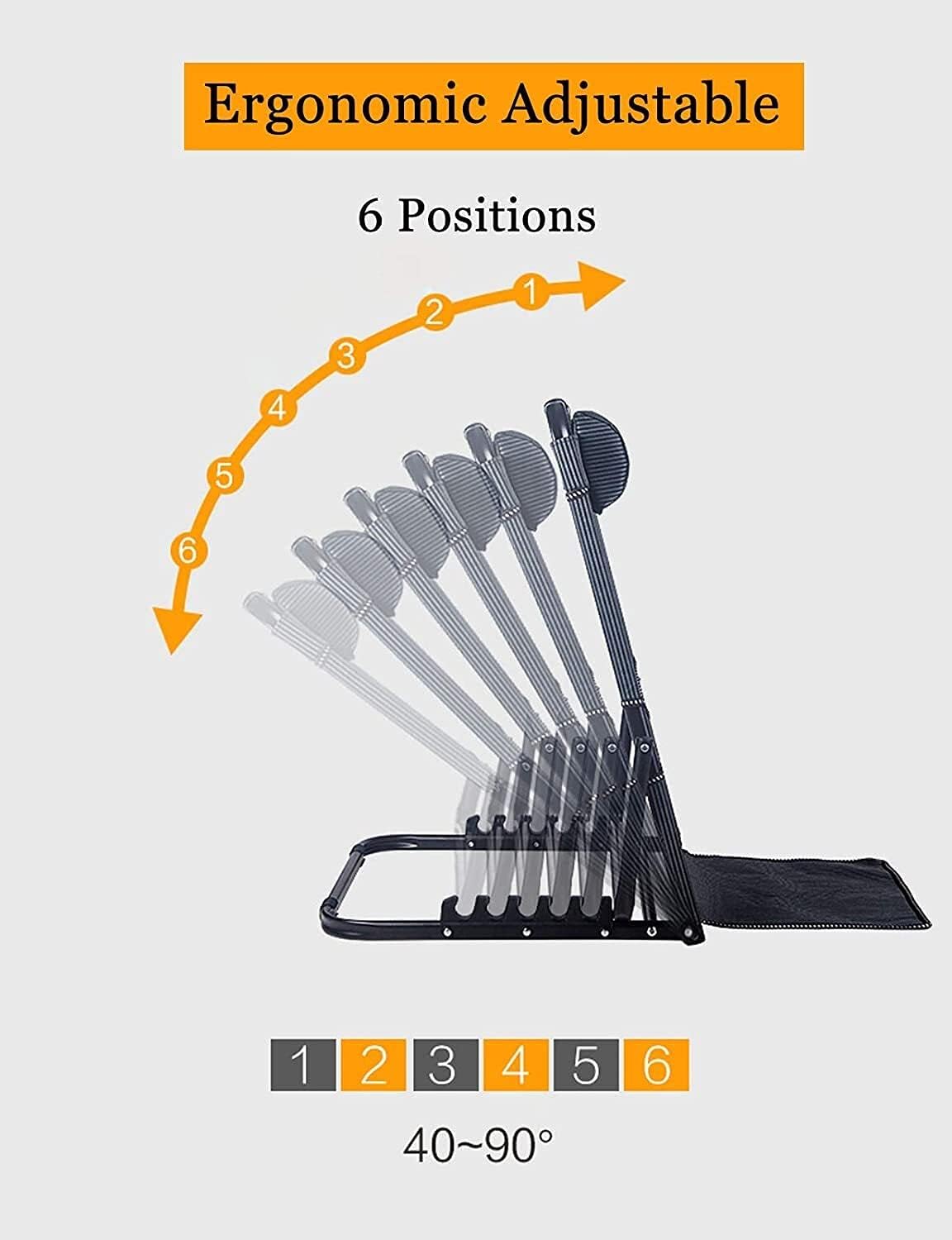 SXKULL Bed Backrest Support Chair with Head Pillow