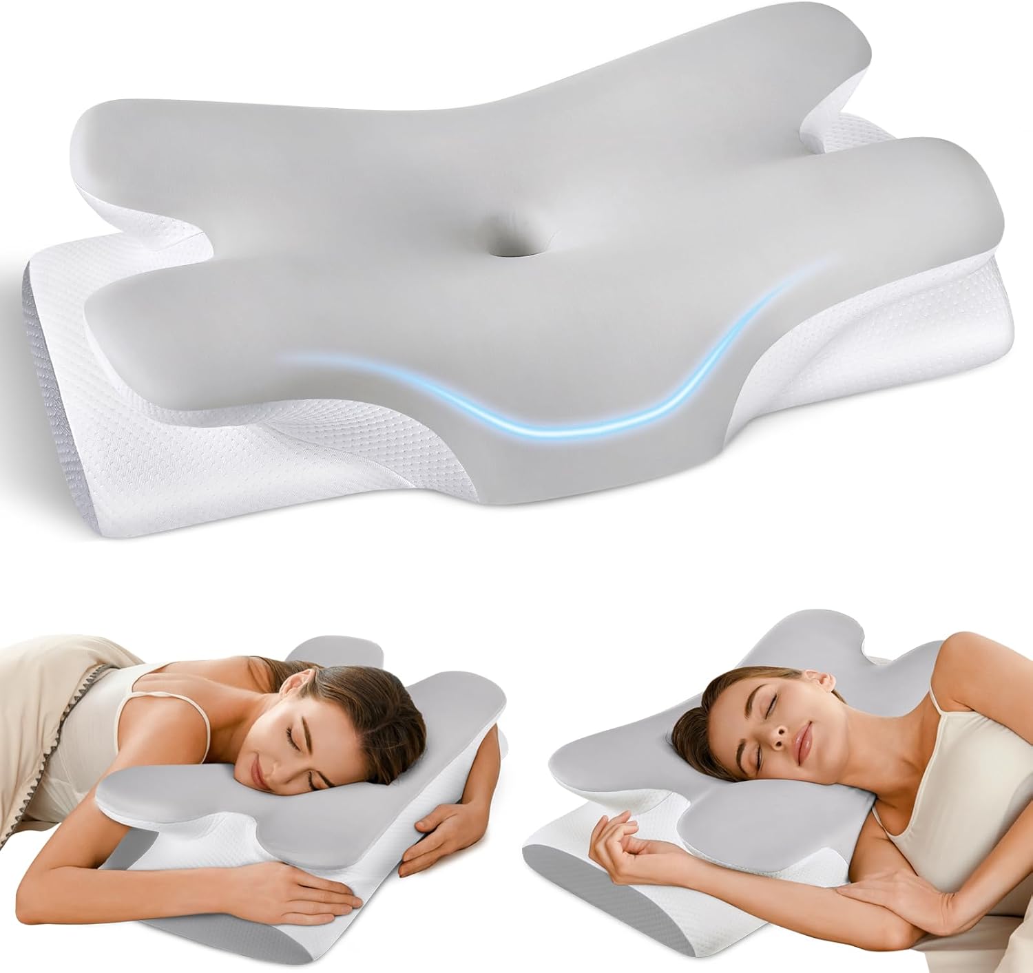 Tujami Cervical Neck Pillow for Pain Relief