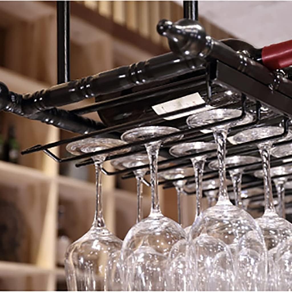 Wine Rack Wall-Mounted Adjustable Height Storage Shelves