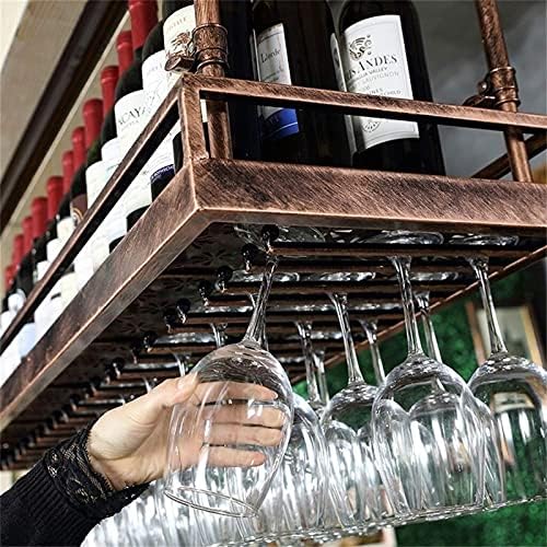 LUCEAE Wall-Mounted Wine Rack with Floating Shelf