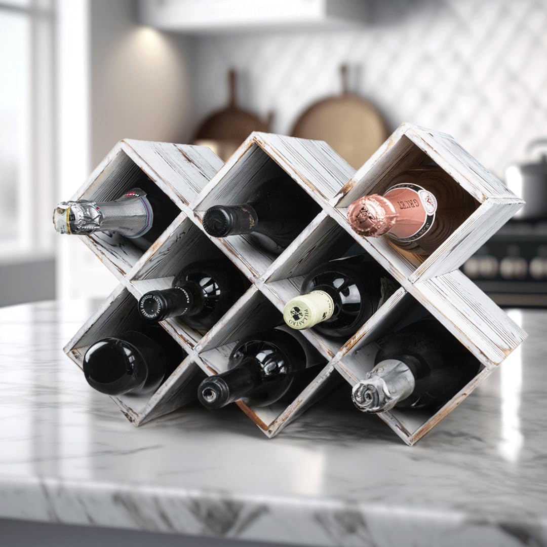 Penitent Man Trading Co Wooden Wine Rack