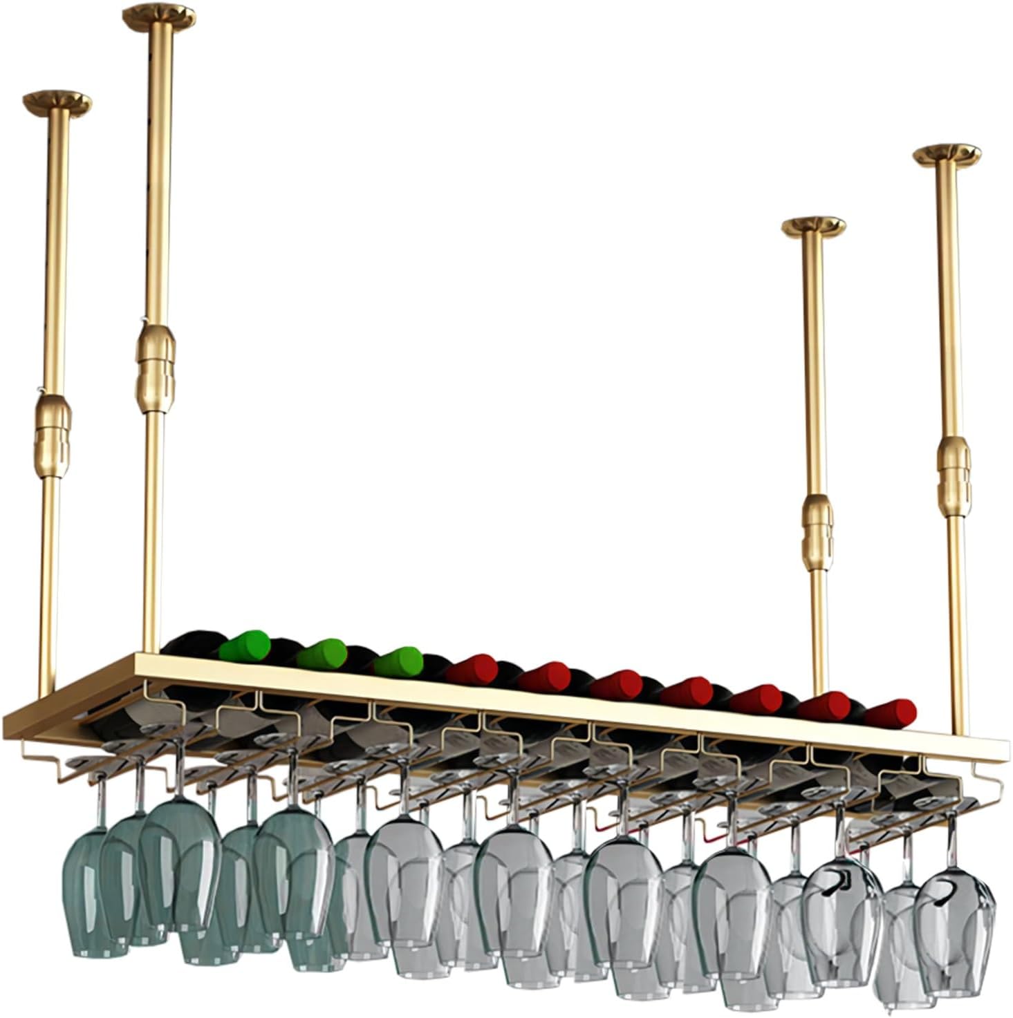 LIGUOYI Ceiling Wine Glass Holder Rack