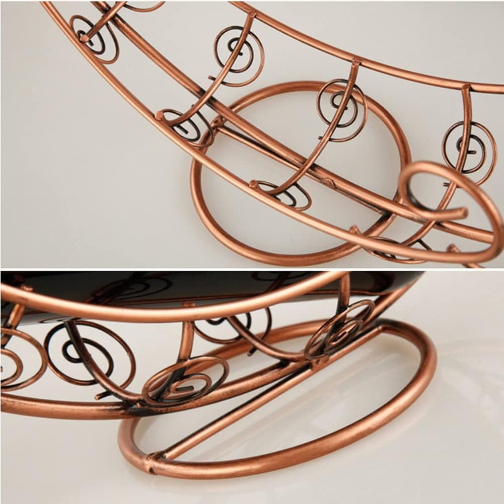 NWB Gold Metal Wine Glass Holder with 4 Hooks 1