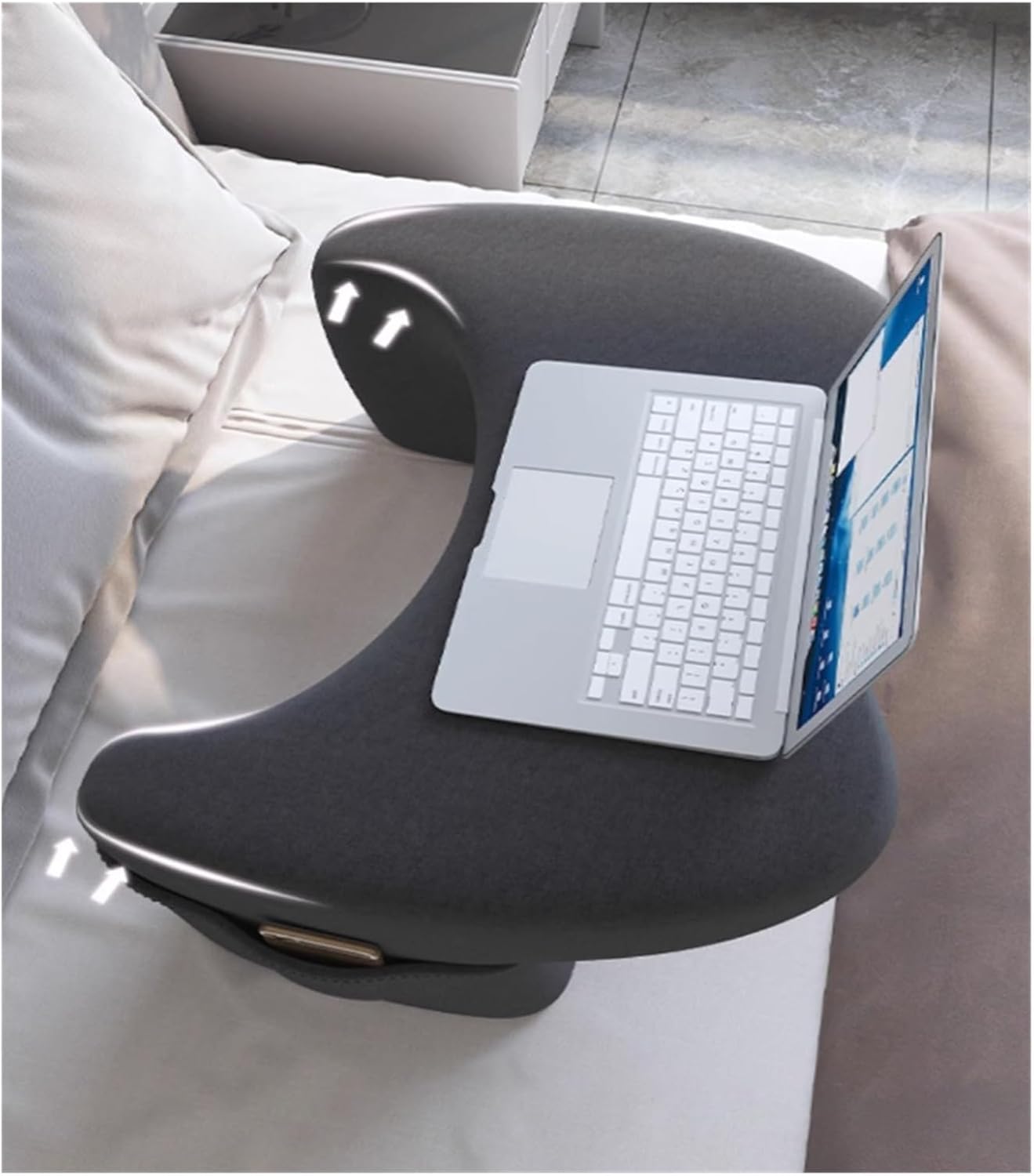 Ergonomic Lap Desk with Memory Foam Support