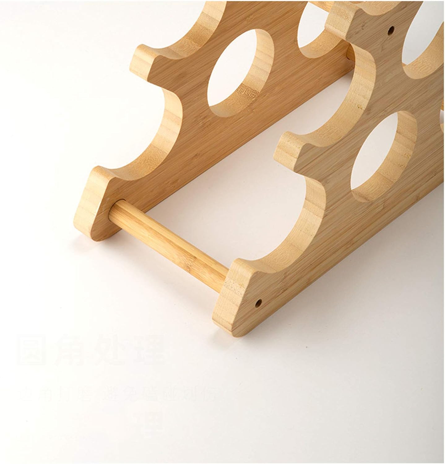 BOCbco Tabletop Wine Rack - 6 Bottle Capacity - Modern Stylish Design