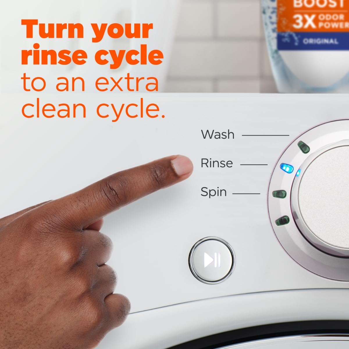 Tide Deep Cleansing Fabric Rinse with 3X Odor Power 48 oz