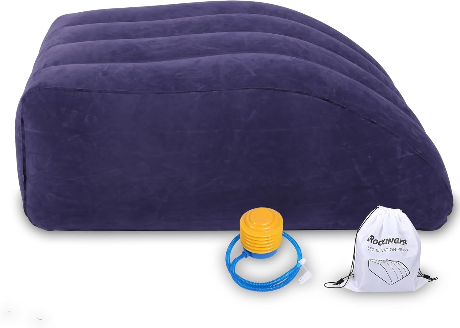 INFLATEFLY Leg Elevation Pillow - Inflatable Wedge for Comfort and Recovery