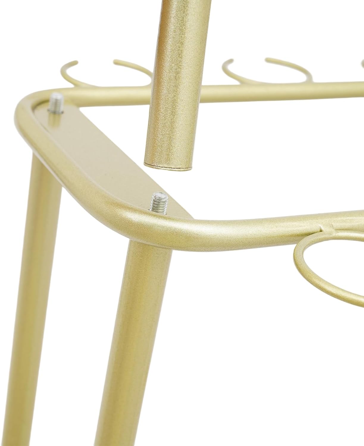 Freestanding Champagne Glass Holder with 5 Tiers and Wheels