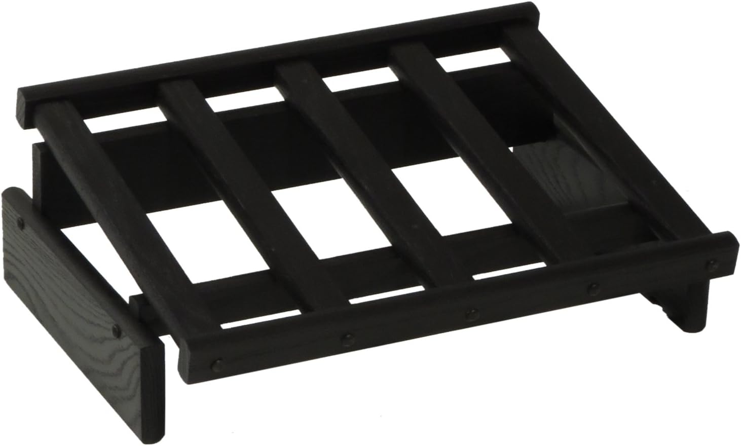 FixtureDisplays 4 Bottle Dakota Wine Rack - Black 1
