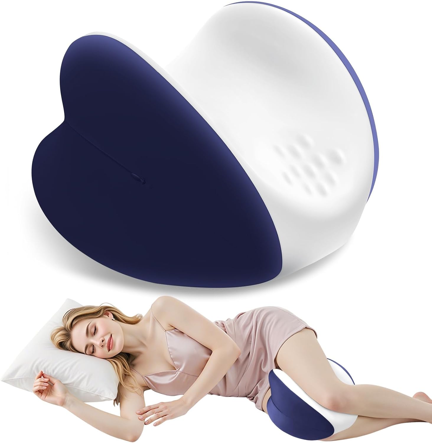 TranquilMoments Heart-Shaped Leg Pillow for Side Sleepers