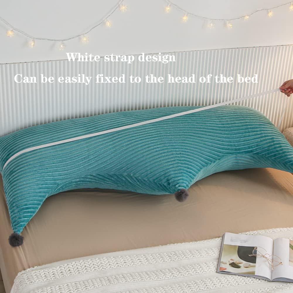 ZZYK Wedge Headboard Cushion with Removable Cover 354 Inch