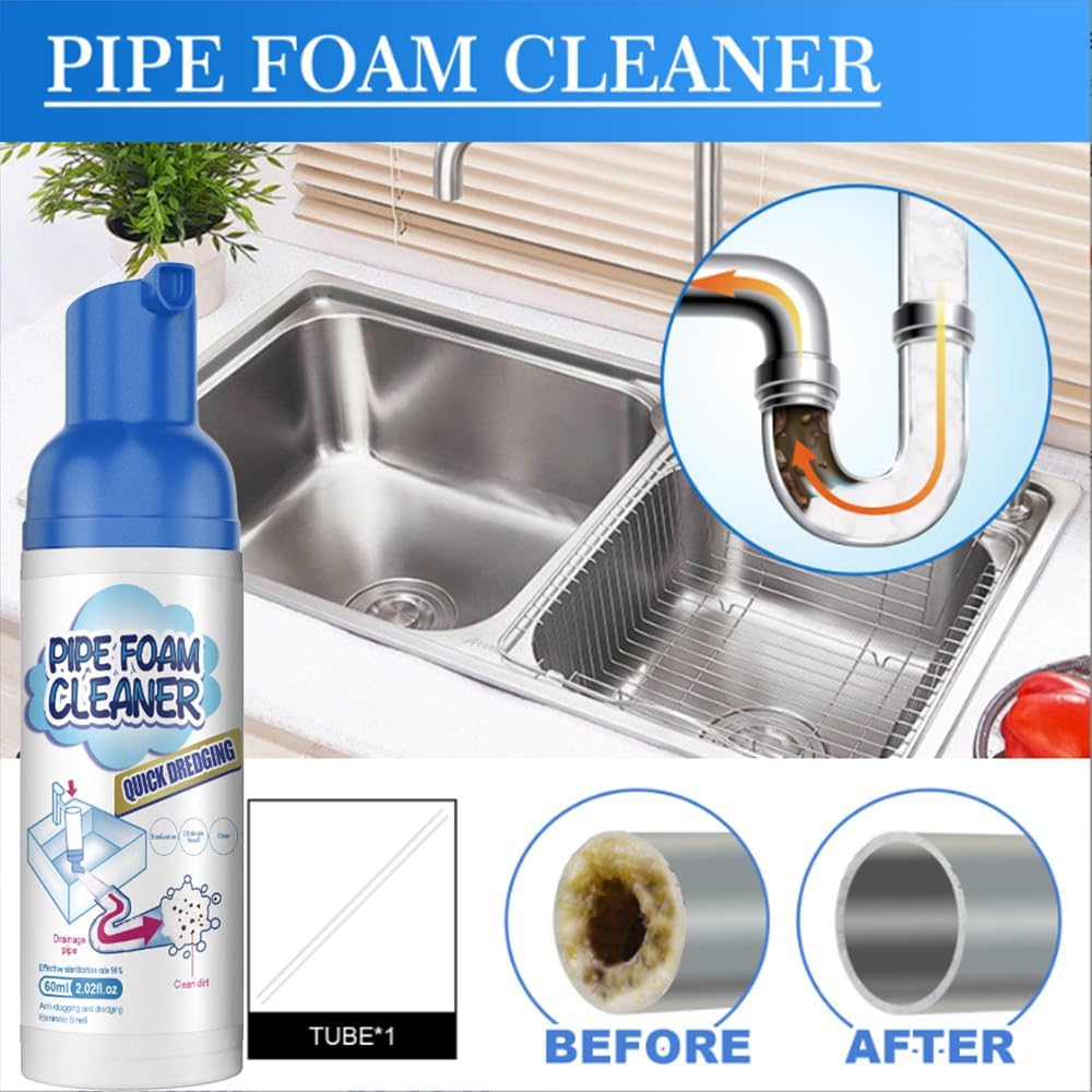 Grossplus Drain Cleaner for Bathroom Kitchen Toilet 1pcs