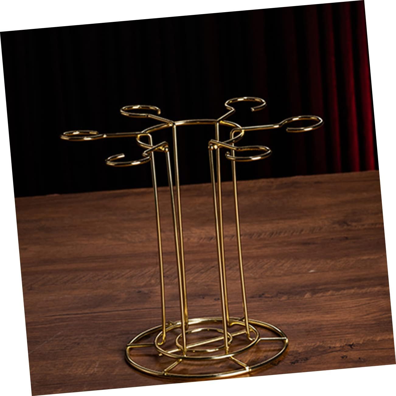 Alipis Iron Wine Glass Rack for Kitchen Storage