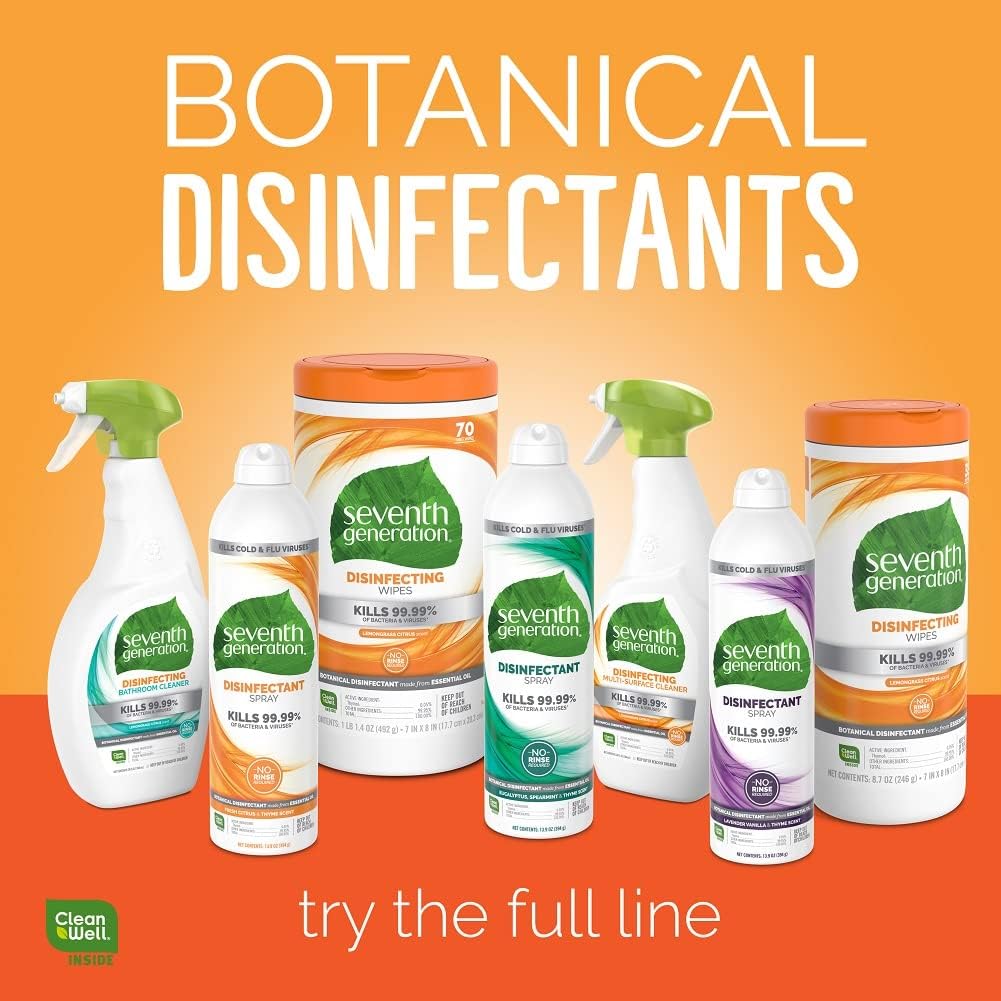 Seventh Generation Disinfecting Cleaner Lemongrass Citrus 26 fl oz
