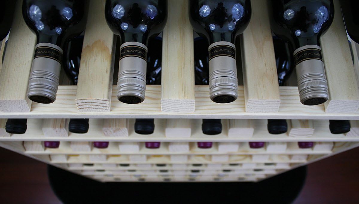 Creekside 24-Bottle Wine Shelves Pine - 12 Inch Deep Design