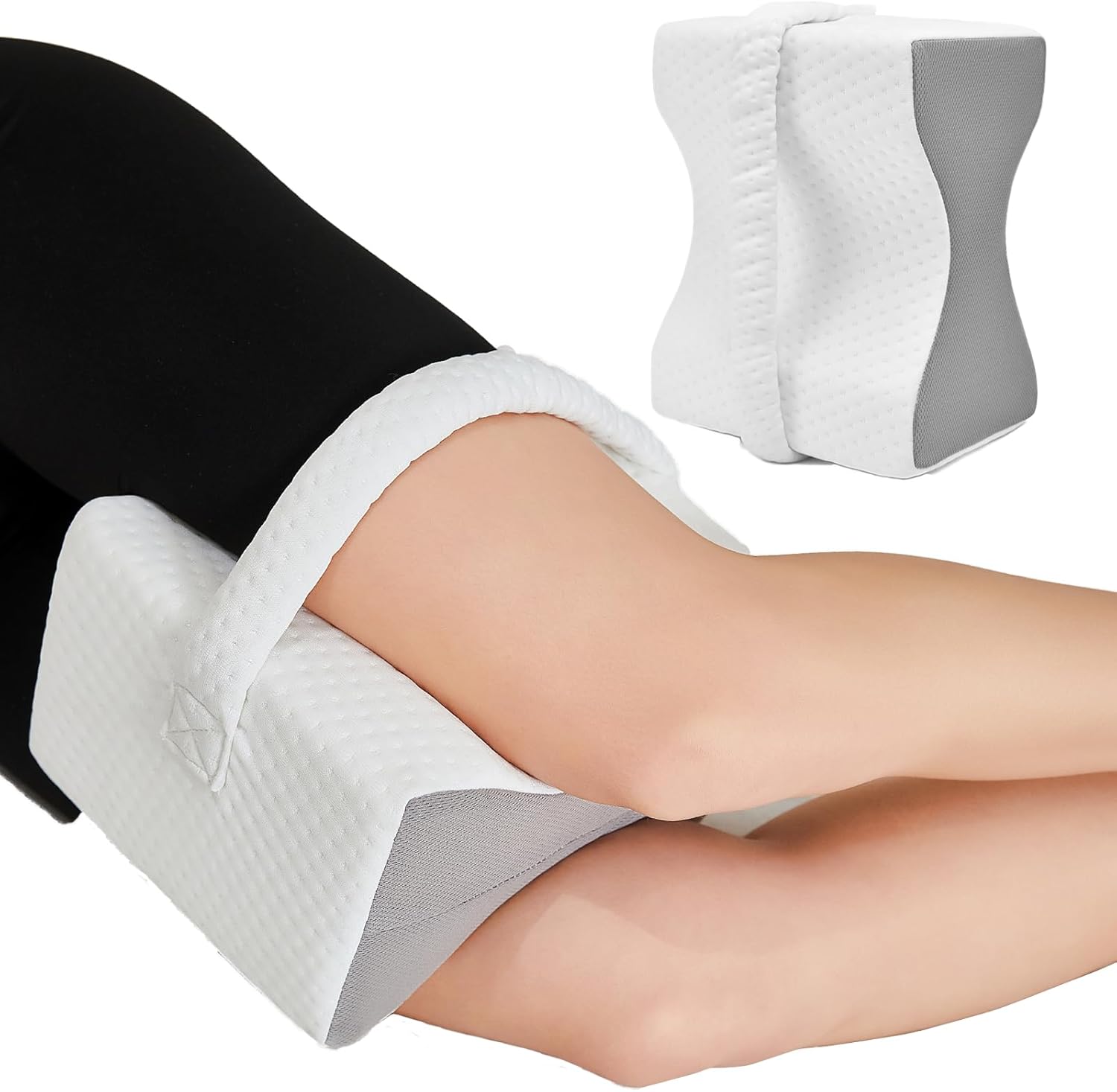 Knee Pillow for Side Sleepers Sciatica Relief Hip and Back Support