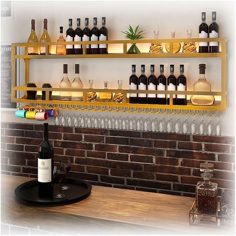 SilteD Wall-Mounted Wine Rack Metal Holder 1