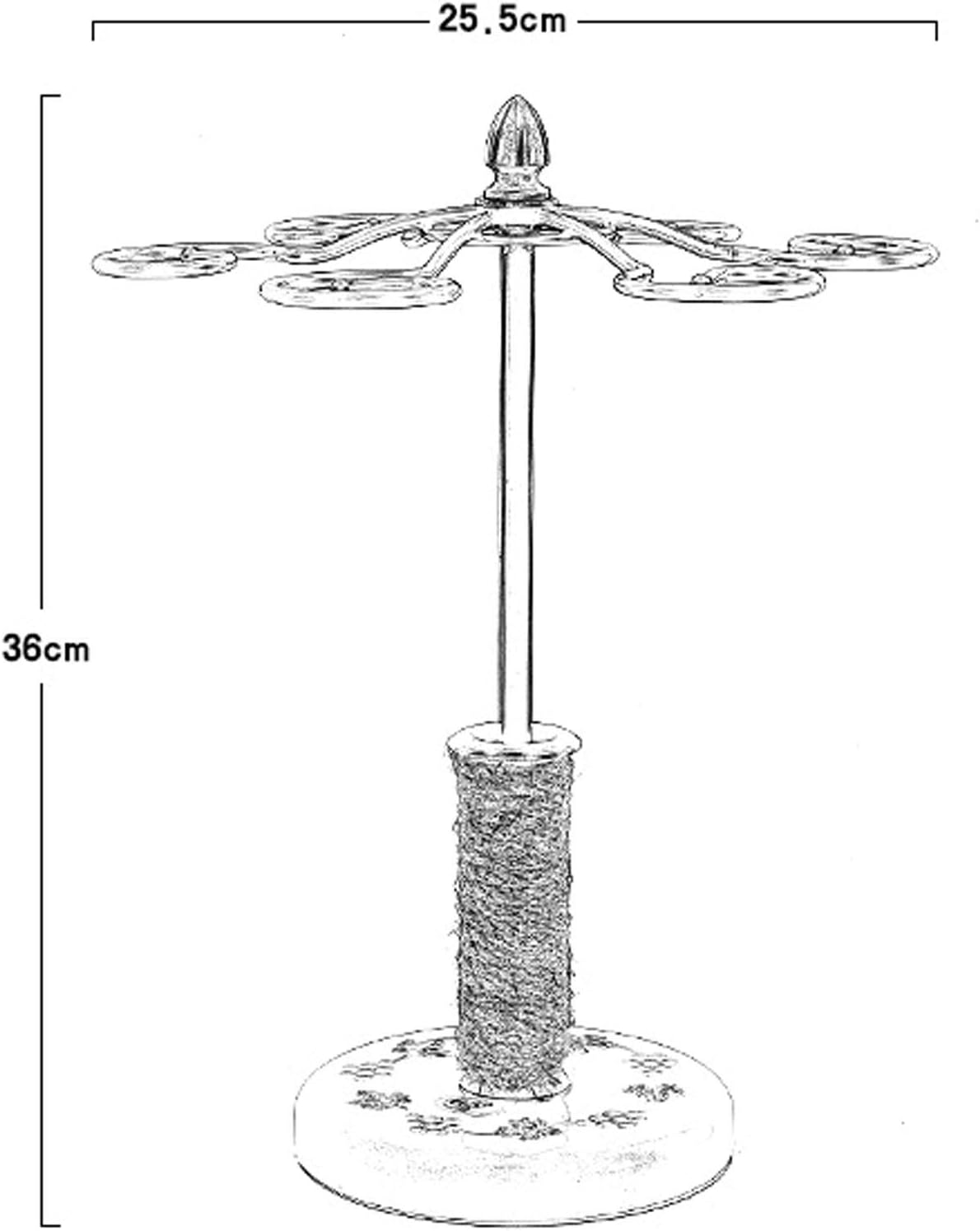 Industrial Wine Glass Holder for 6 Glasses