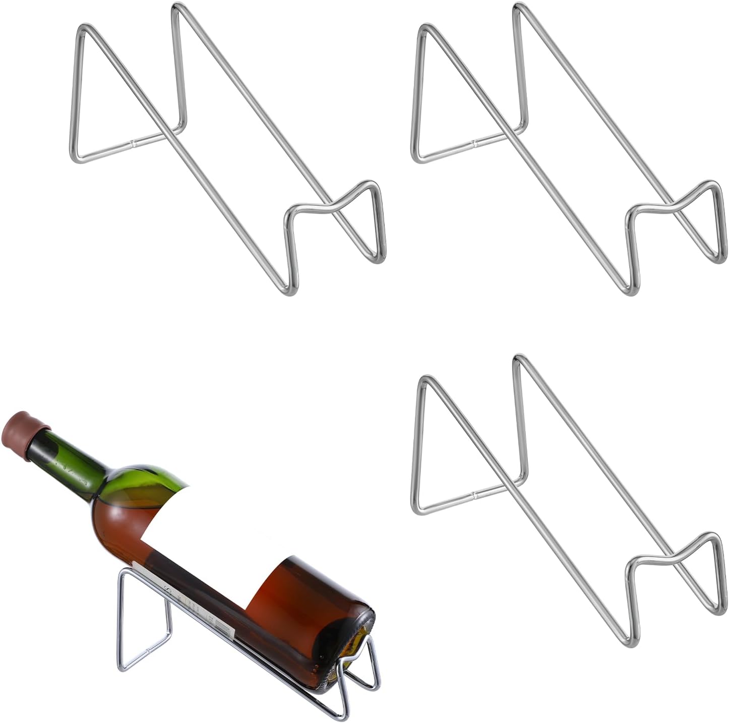 Tolare 4pcs Tabletop Wine Rack Organizer