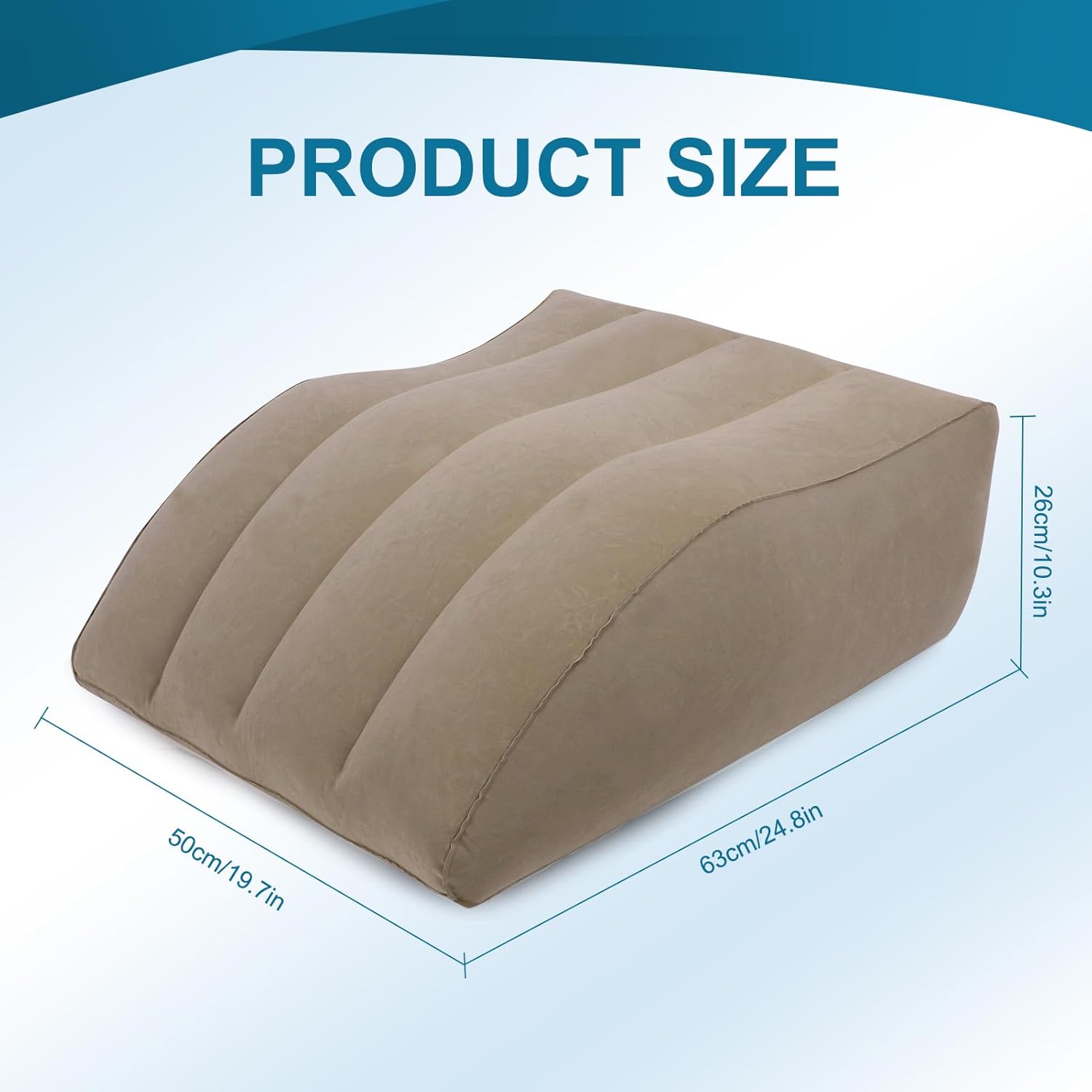ZYODUOB Inflatable Leg Elevation Pillow for Sleep and Recovery