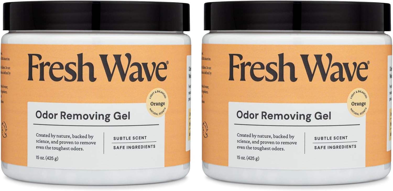 Fresh Wave Orange Odor Removing Gel 15 oz Pack of 2