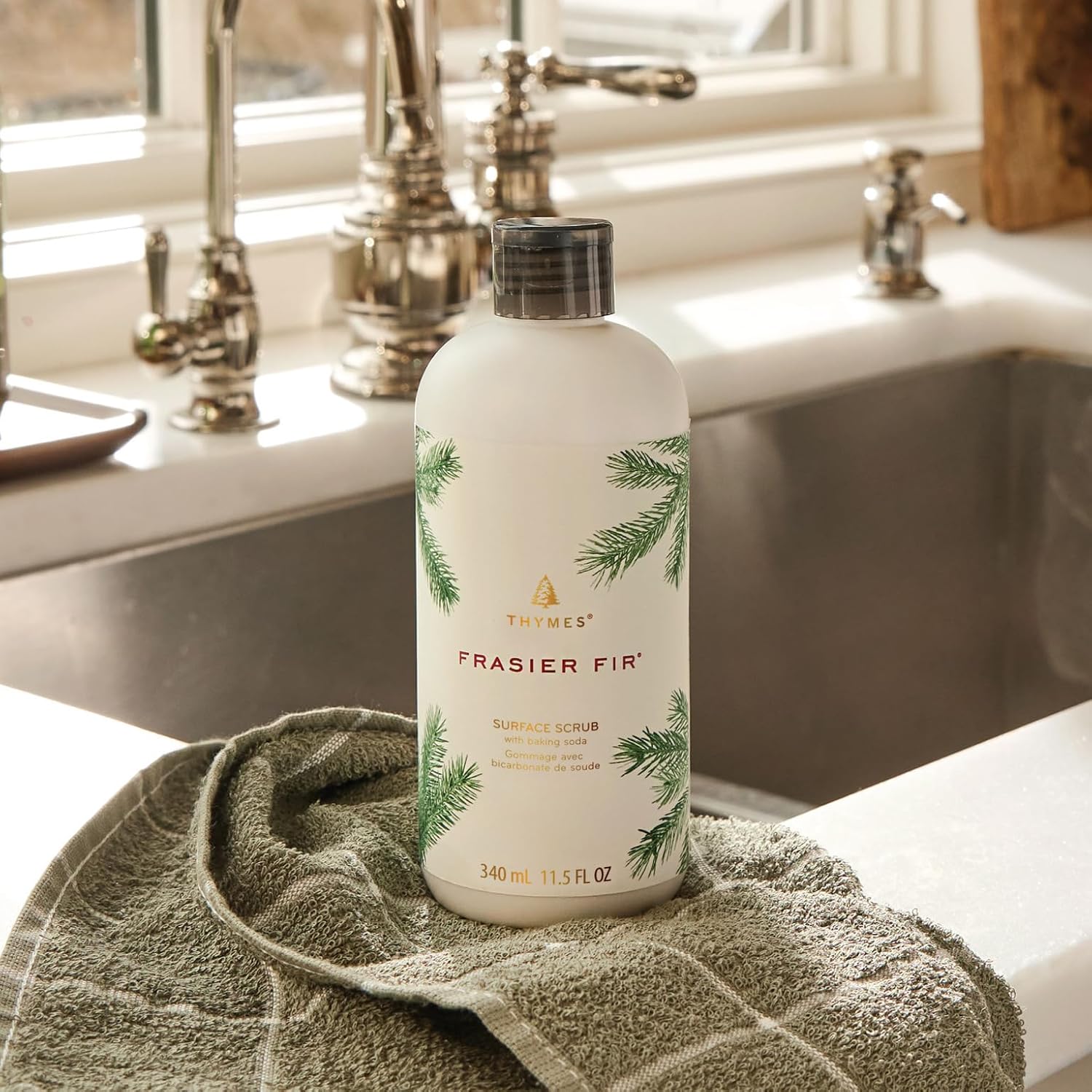 Thymes Soft Surface Scrub - Frasier Fir 115 Fl Oz