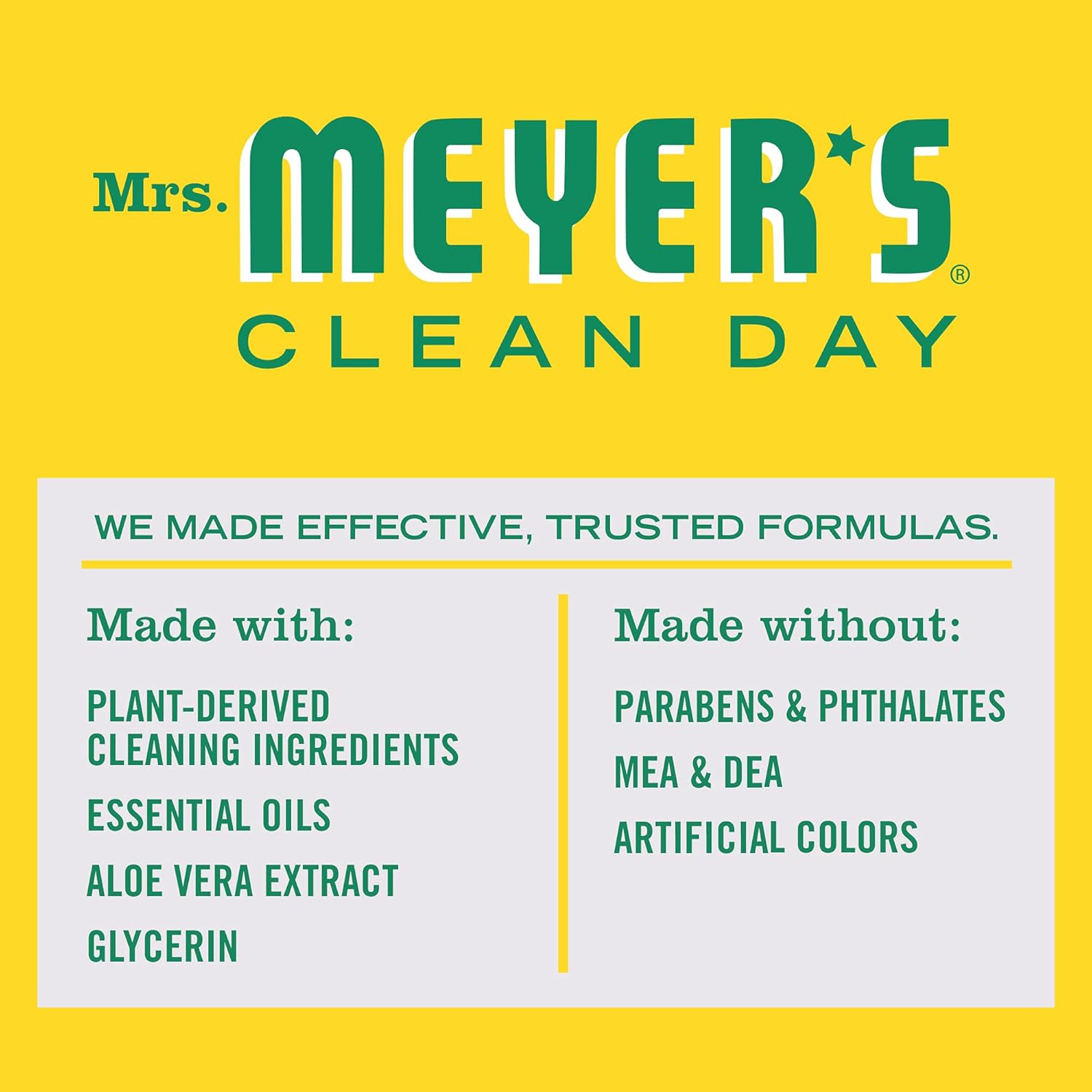 Mrs Meyers Clean Day Liquid Dish Soap Refill Honeysuckle 48 fl oz