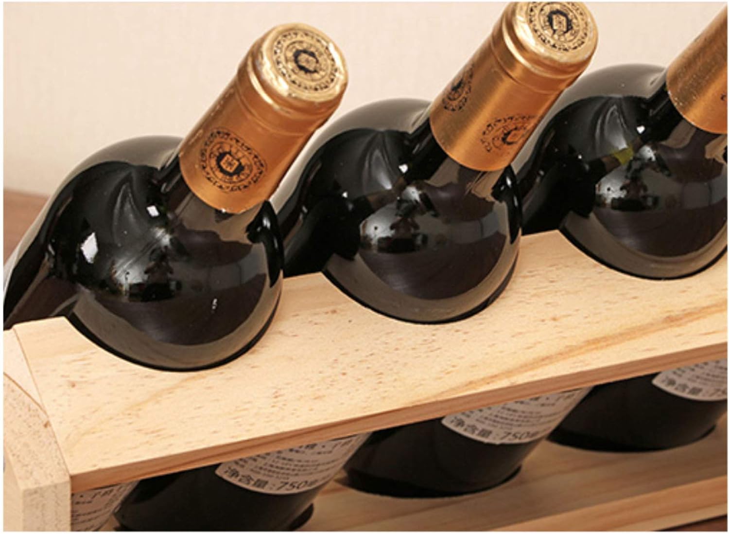 BOCbco Tabletop Wine Rack - Holds 6 Bottles