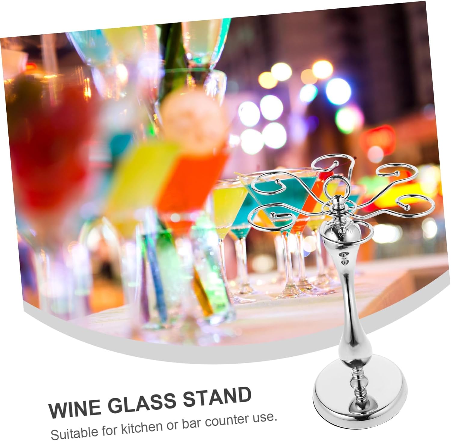 Cabilock 1pc Stylish Wine Glass Rack for Home Decor