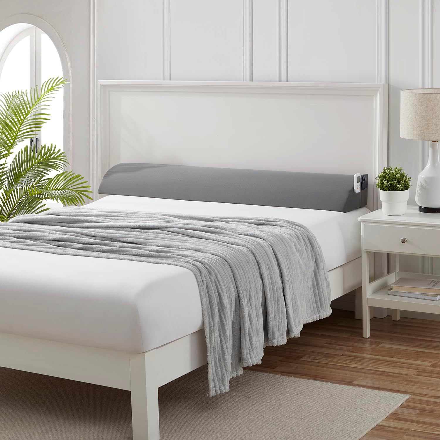 Nestl Bed Wedge Pillow for Headboard Gap Filler