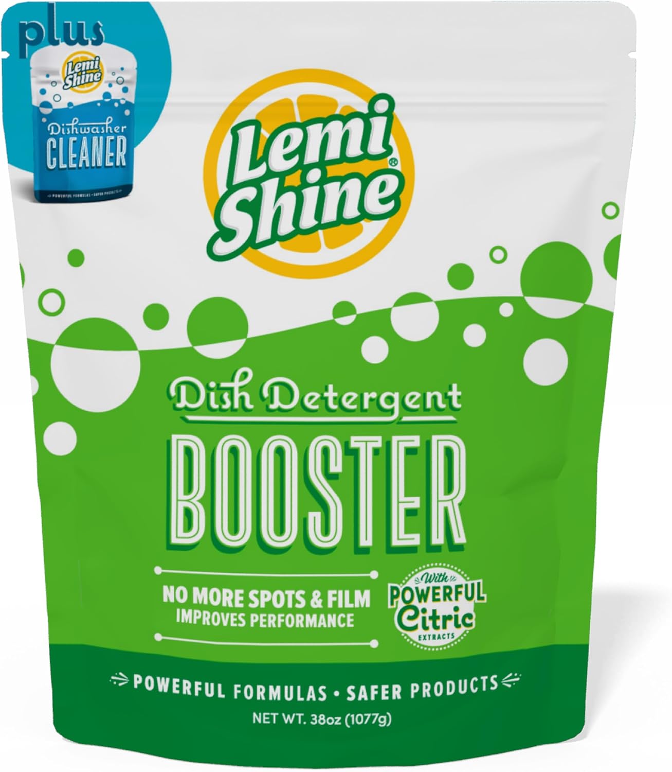 Lemi Shine Dish Detergent Booster 38 oz