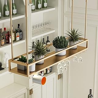 Adjustable Gold Wine Bottle Racks for Under Cabinet