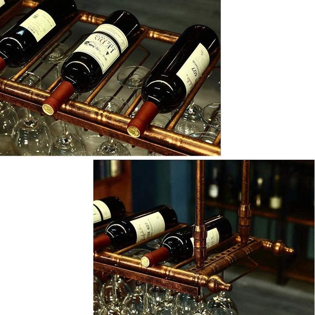 LUCEAE Adjustable Height Wall Wine Rack