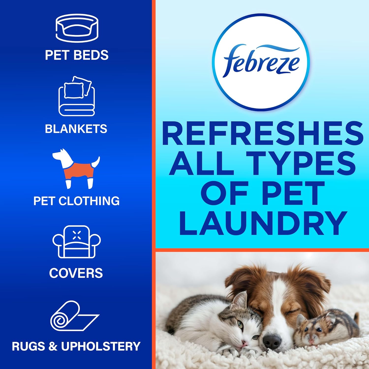 Febreze Maximum Strength In Wash Pet Odor Eliminator 98 fl oz