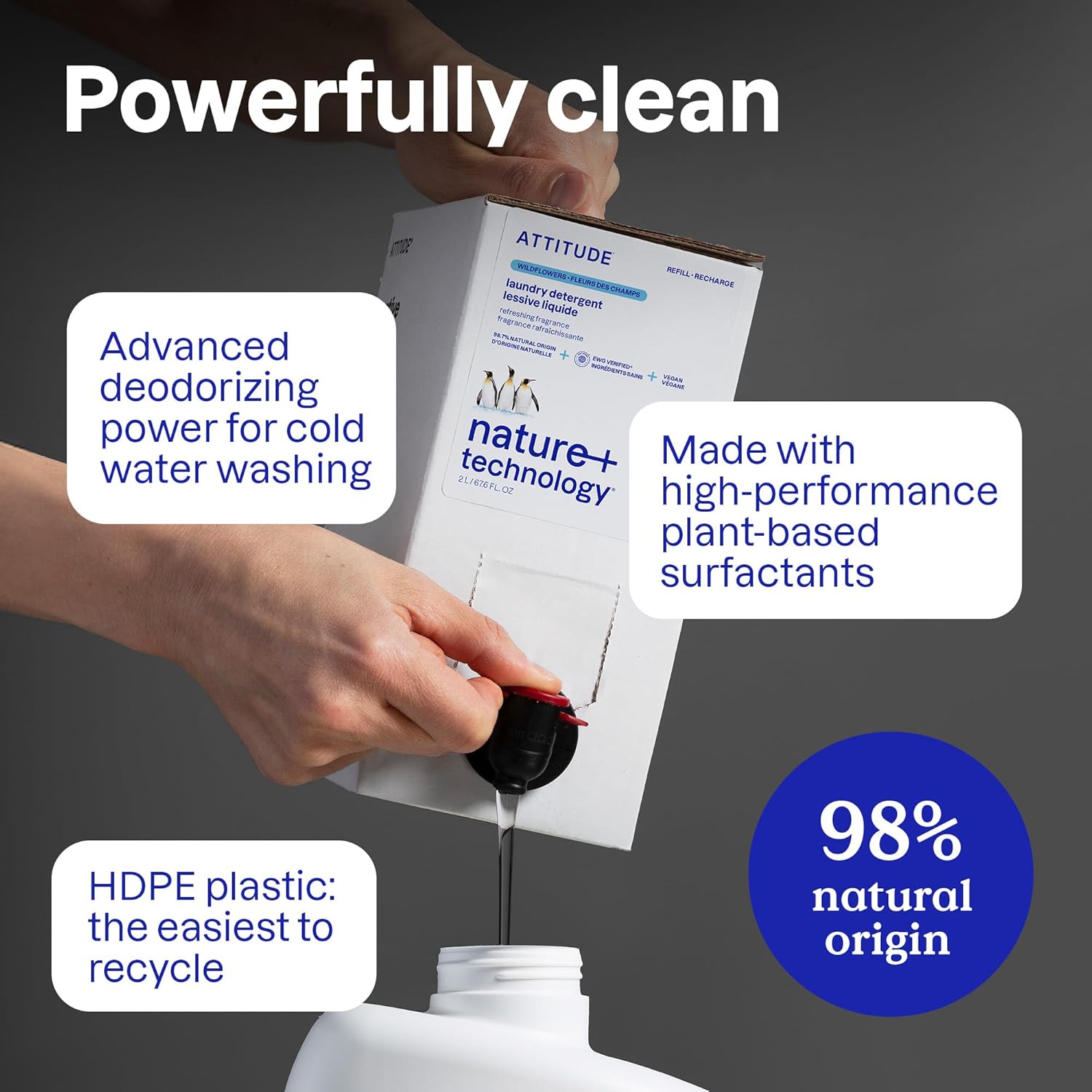 ATTITUDE Liquid Laundry Detergent 40 Loads 676 Fl Oz 1