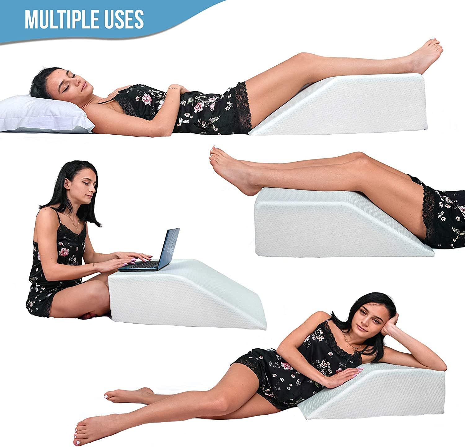 Abco Tech Leg Elevation Pillow with Cooling Gel