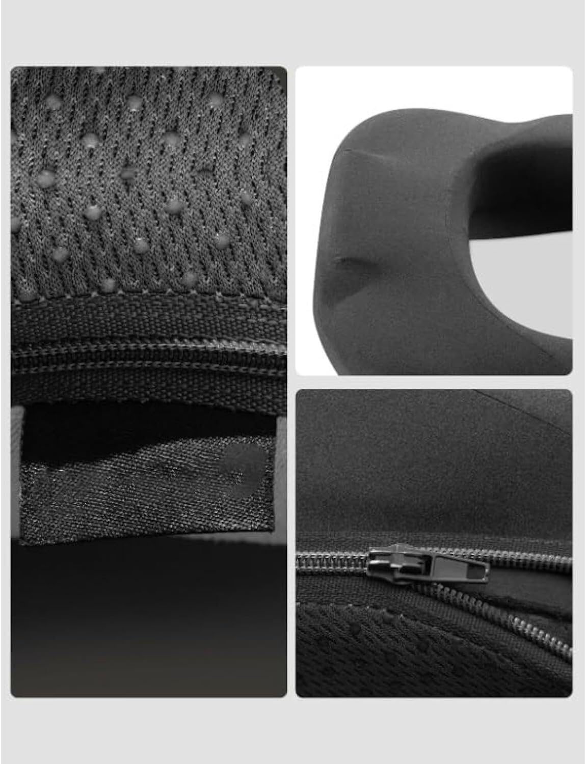 Ergonomic Memory Foam Arm Rest Pillow with Side Pocket