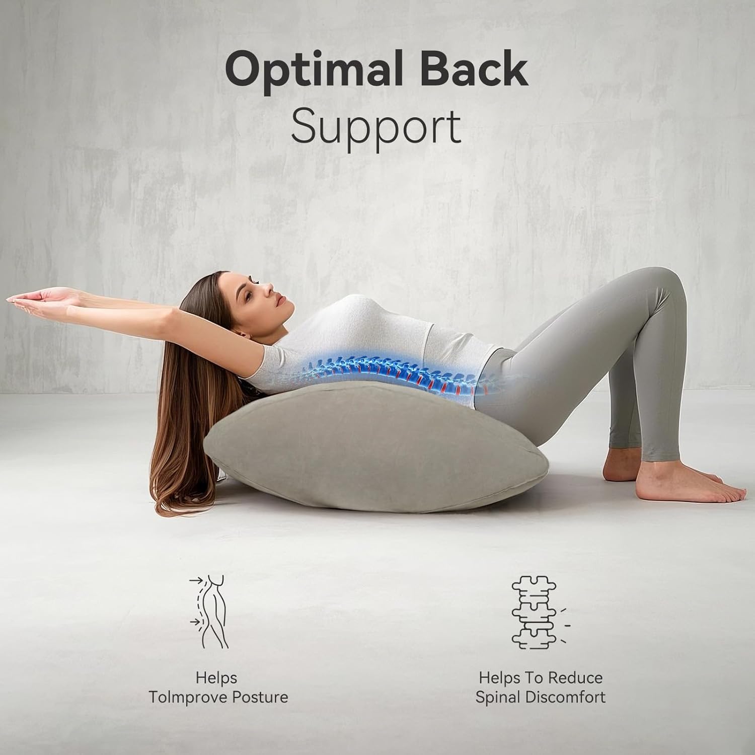 Lefeke Inflatable Leg Pillow with Carry Case