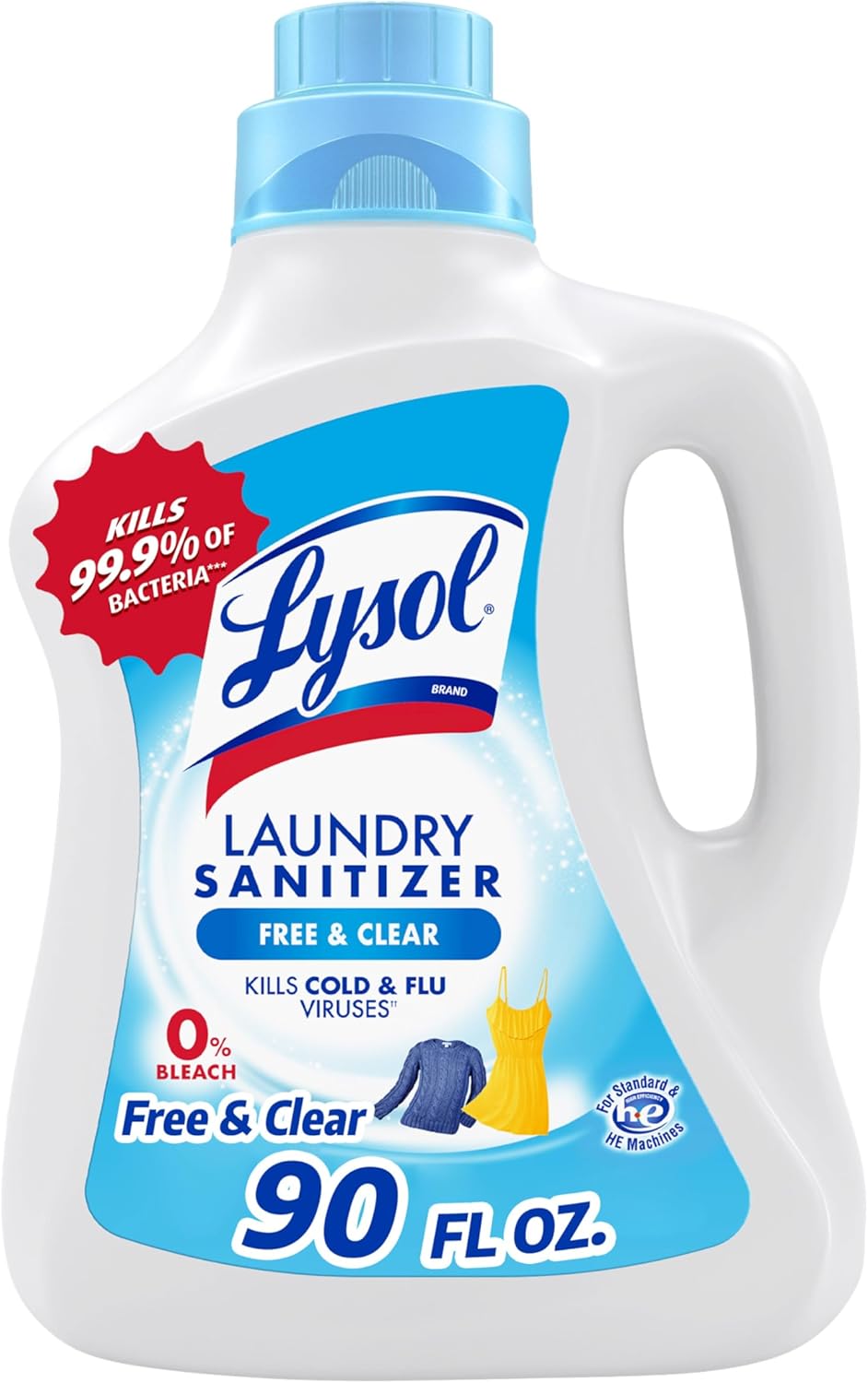 Lysol Laundry Sanitizer Additive 90 Fl Oz Free Clear
