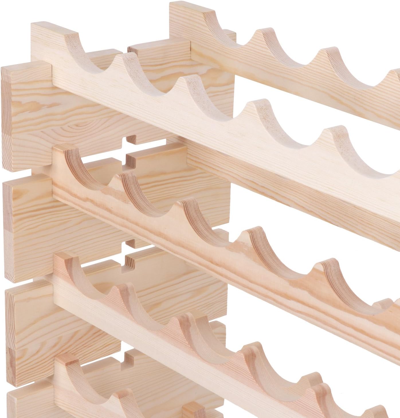 HomGarden 8 Tier Free Standing Wine Rack
