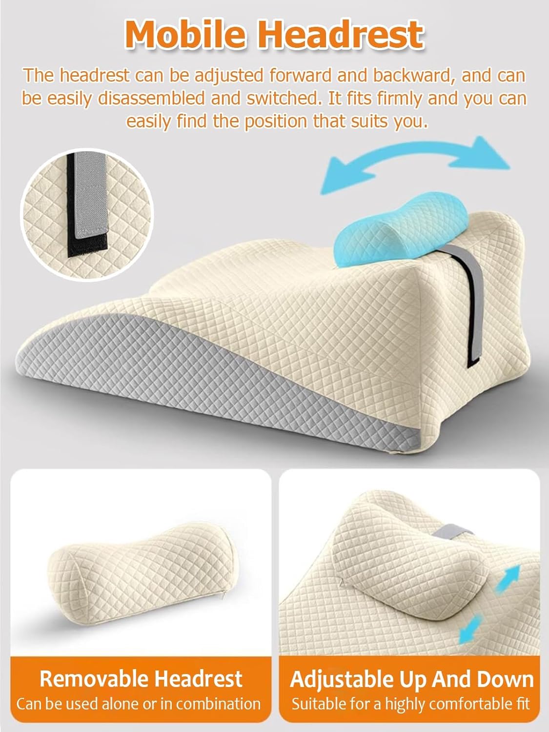 JYHHCYS Memory Foam Prone Pillow for Sleeping
