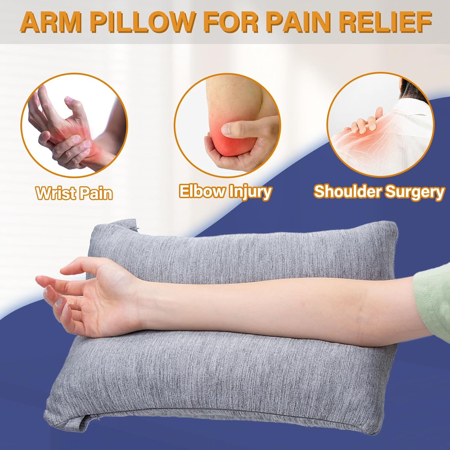 1 MIDDLE ONE Arm Pillow with Cooling Cover
