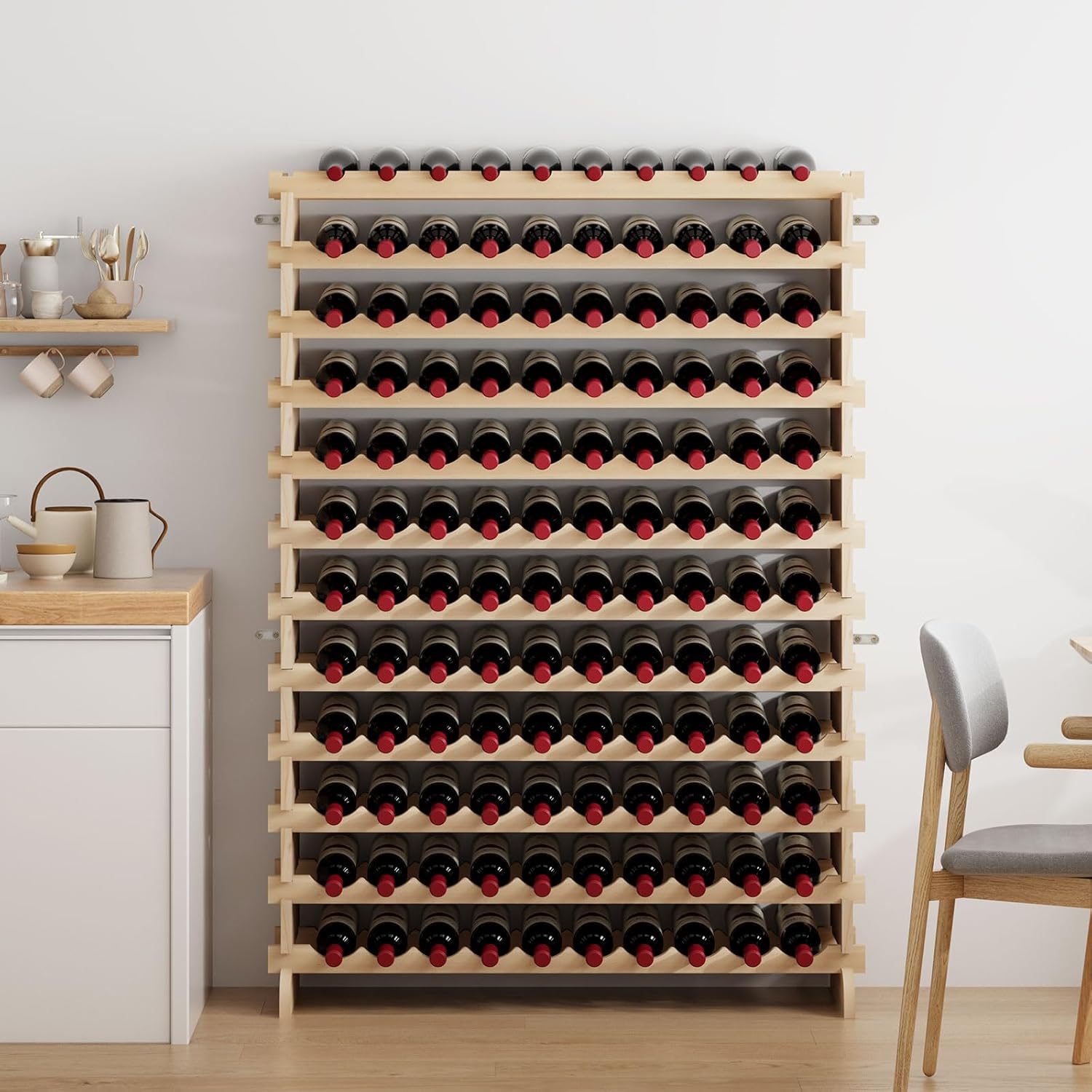 Sogesfurniture Floor Wine Racks 12 Tier Free Standing