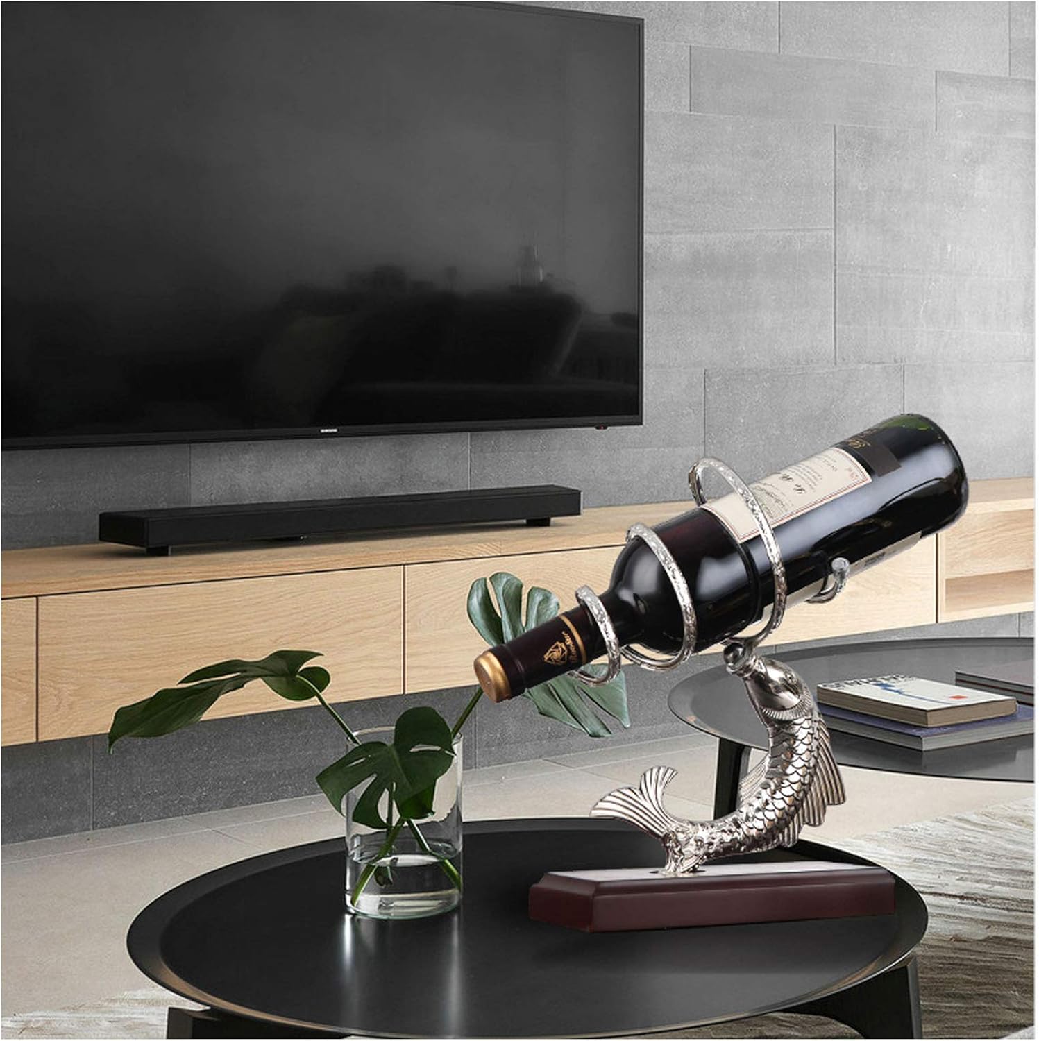 BOCbco Tabletop Wine Rack Holder for 6 Bottles